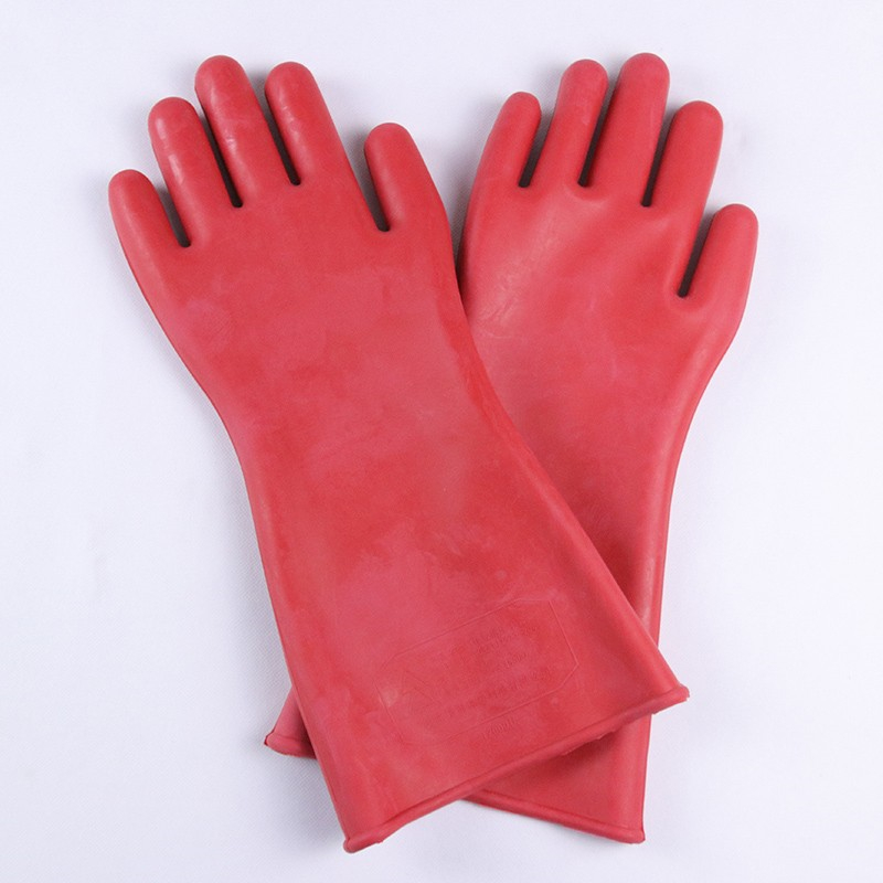 恒聚 12KV绝缘手套（1.2级）红色 平板（双）