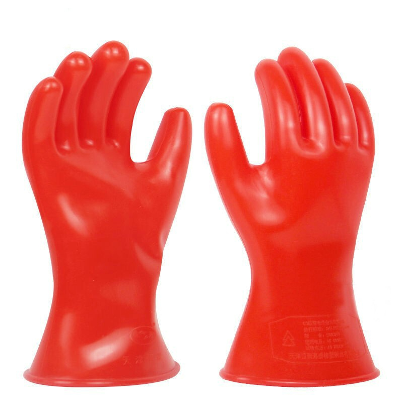 恒聚 2.5kv绝缘手套（00级）红色手型（双）
