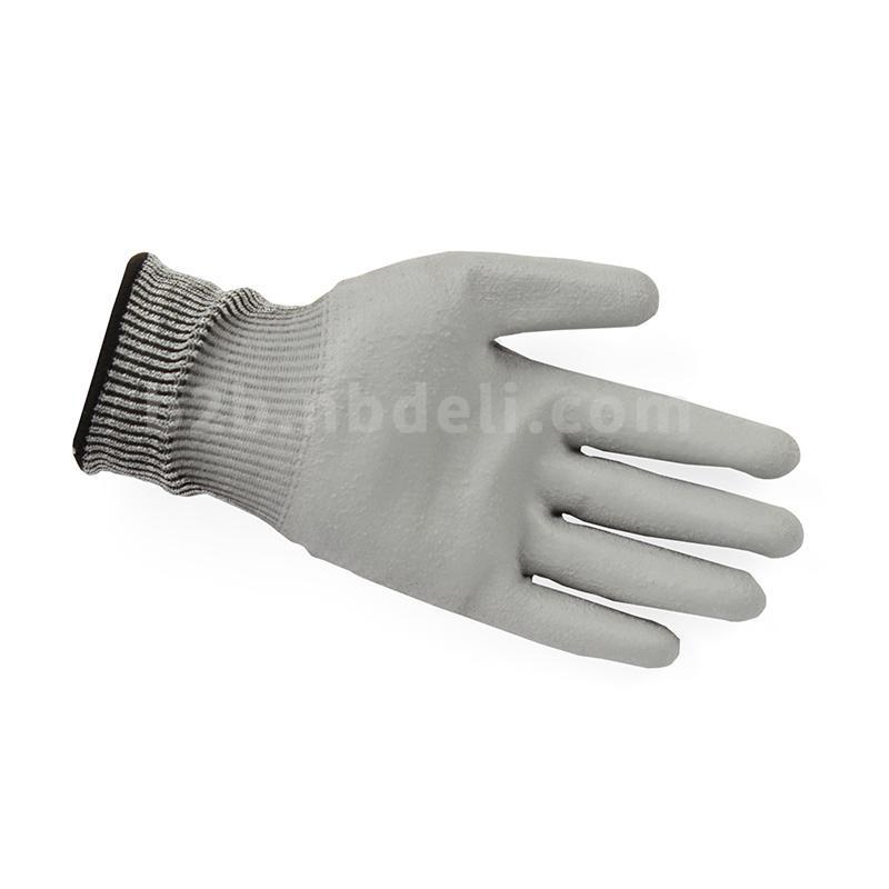 代尔塔202011-8/4级PU涂层袖口加长防割手套(12副/打)(打)