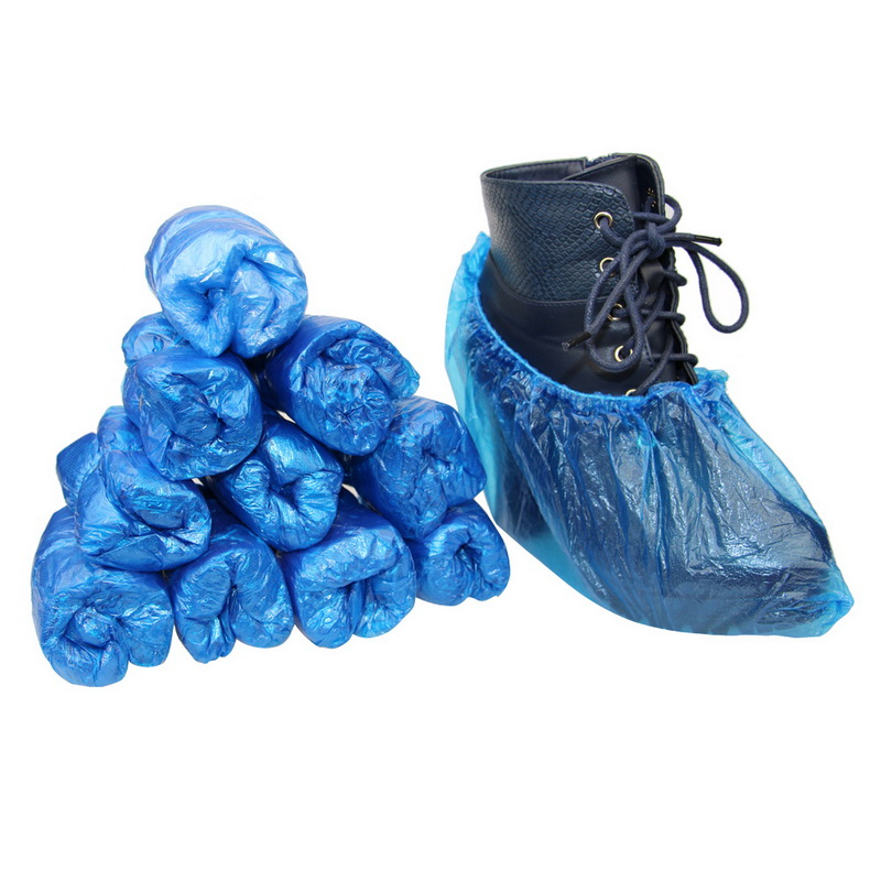 国产 一次性鞋套加厚PE 200只 浅蓝色（包）