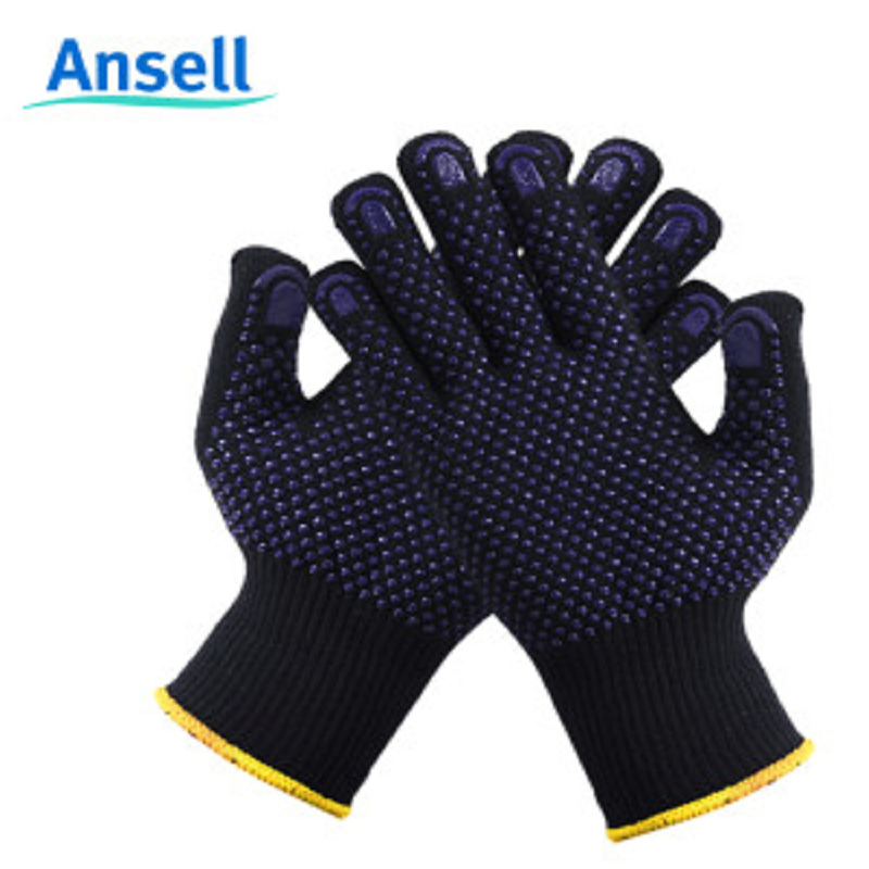 安思尔(Ansell)76－501PVC点塑聚酯纤维手套舒适耐用耐磨（副）