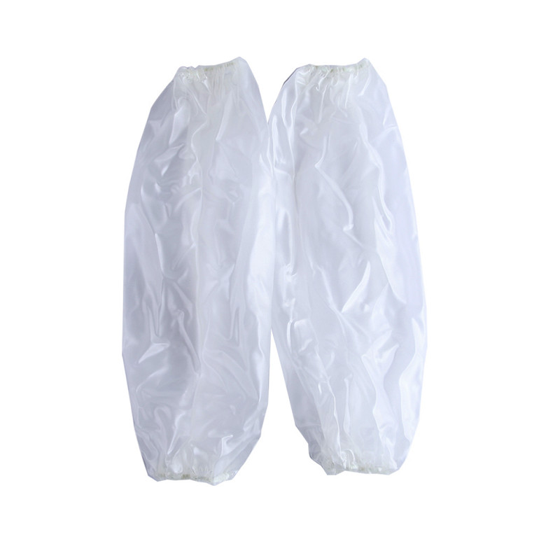 兴凯 防水袖套 中款 PVC 半透明磨砂白色 (双)
