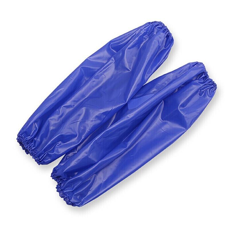 共泰PVC防水套袖耐油耐酸碱劳保套袖加厚款均码1双蓝色（双）