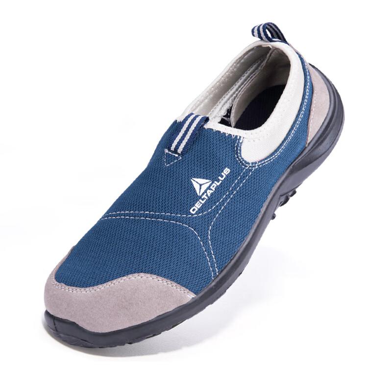 代尔塔（Deltaplus）301216安全鞋透气舒适防砸防刺穿防静电定做室内使用蓝色35码（双）