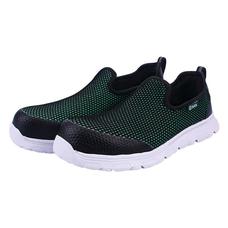 世达 FF0603-42 安全鞋 疾风轻量 保护足趾 电绝缘（双） 黑绿