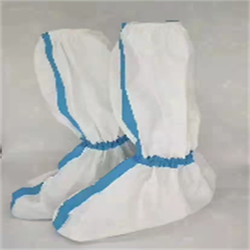 博采一次性隔离鞋套高筒款加厚防滑耐磨防护鞋套白色－上海防疫物资（单位：双）
