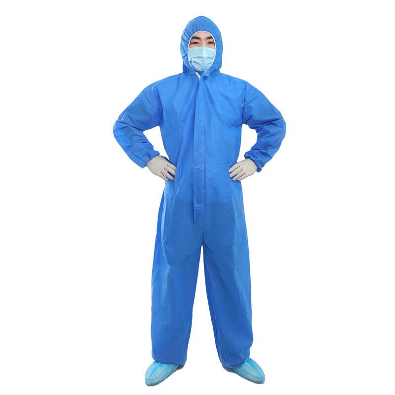 久瑞 一次性无纺布喷漆养殖工作服 1套（防尘服+鞋套（XL-3XL白色/蓝色））(套)