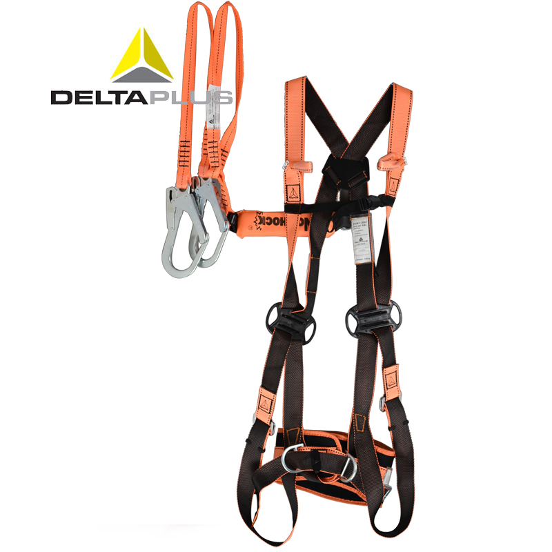 代尔塔 506102 舒适型防坠套装安全带(ENKIT02)橙色 (单位：套)