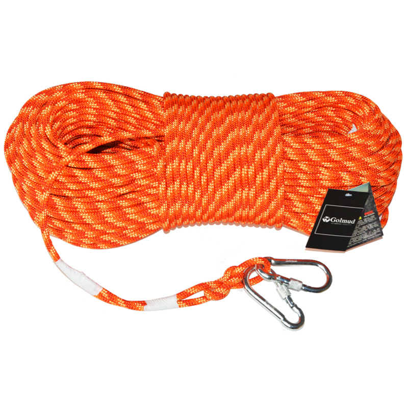 Golmud登山绳户外逃生钢芯安全绳救生绳安全绳子钢丝绳08125救援绳100米（根）