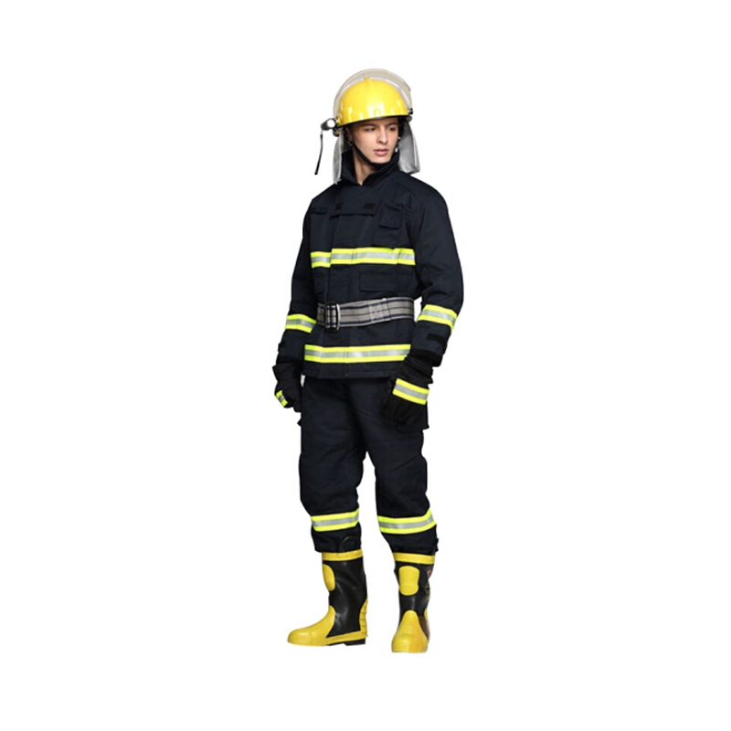 谋福8627 3C认证消防服套装14款消防战斗服阻燃消防员救援灭火防护服【尺寸：180单独服装】（套）