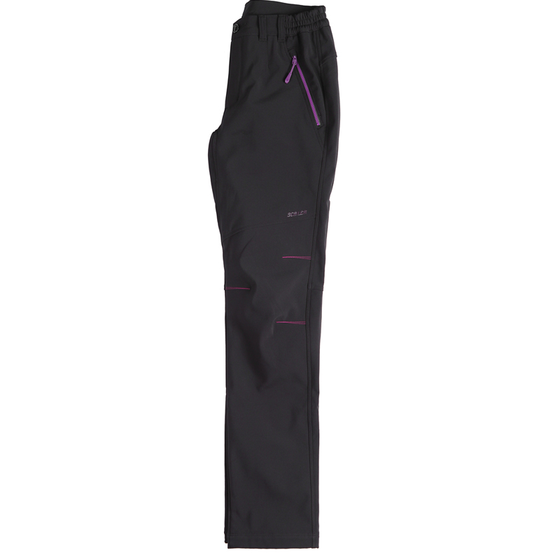 凯乐石 KG140055 女款 徒步软壳长裤黑色XL/175 (单位：件)