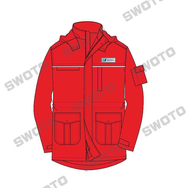 国产华电科工(安全管理款)冬装（温区）工作服红色160（套）