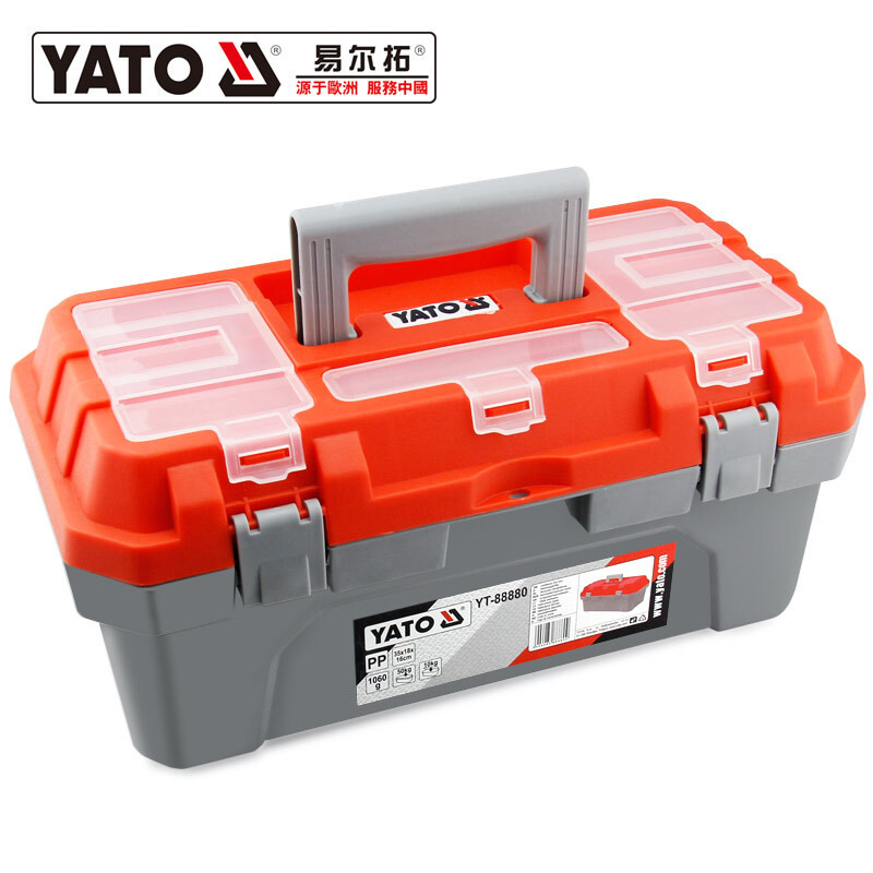 易尔拓YT-88881塑料工具箱420*210*195MM(只)
