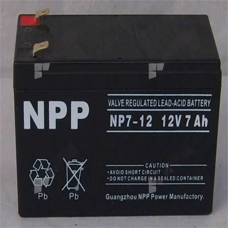 NPPNP7-12 12V 7Ah电池(单位：个)