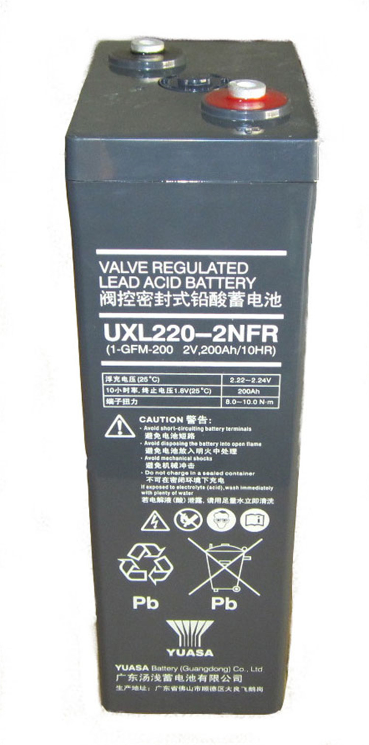 汤浅 UXL220-2NFR充电电池2V,铅酸,200Ah(单位：个)
