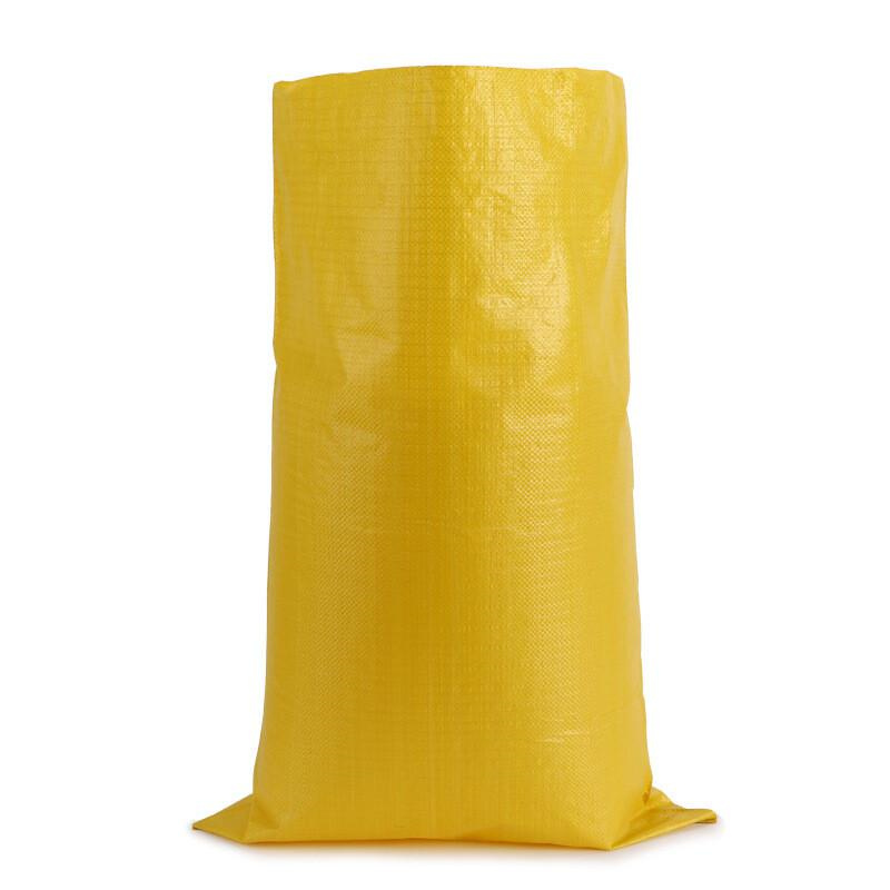 伏兴亮黄色编织袋 蛇皮袋打包袋 塑料编织袋45*77cm 100只装（单位：组)不含安装