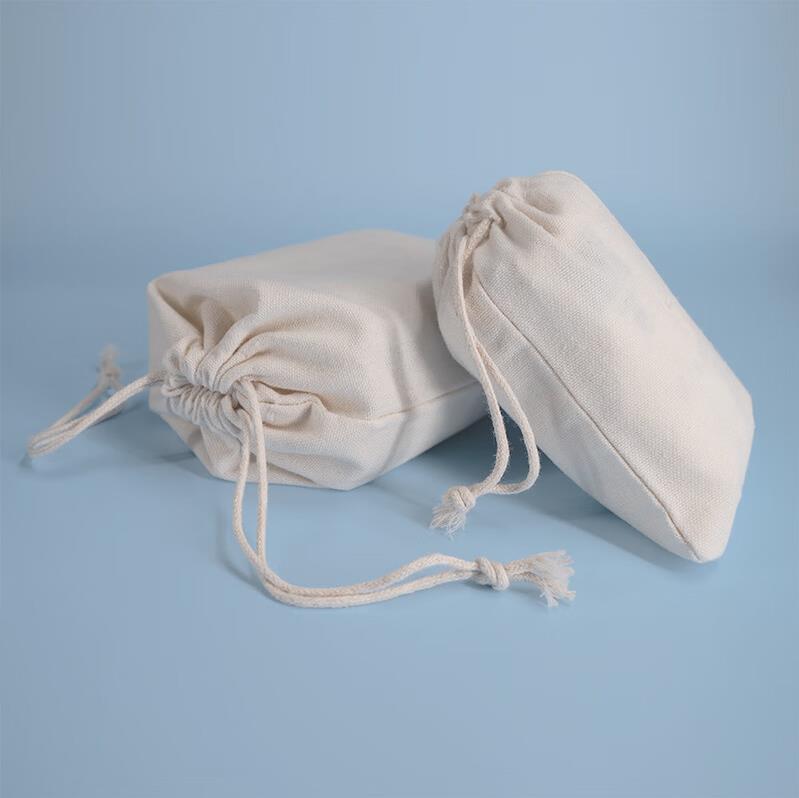 海斯迪克 HKT-21 束口包装布袋 收纳袋 棉布30*40cm(10个)（把）