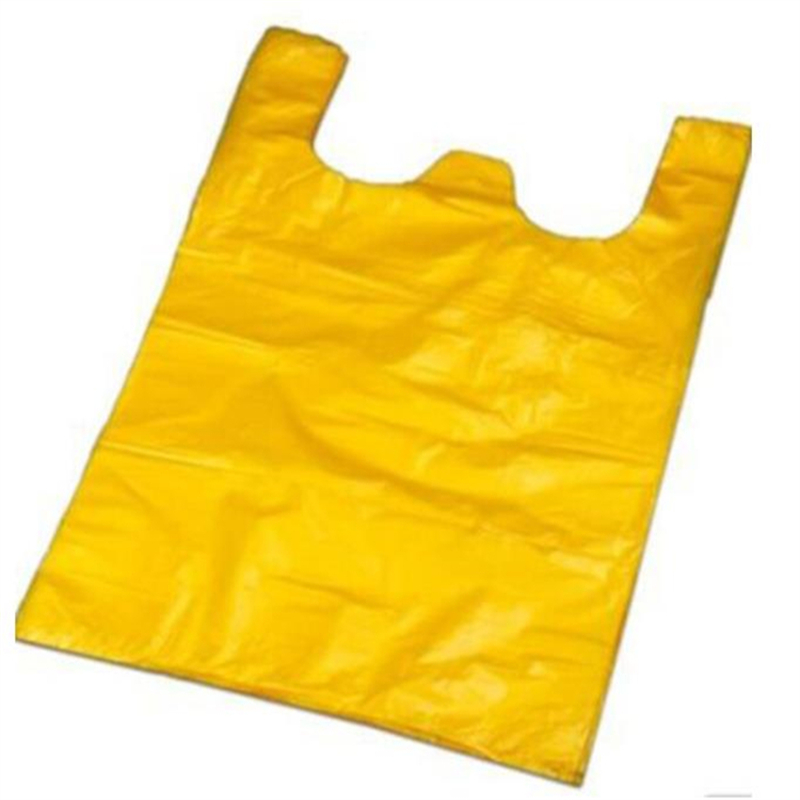 利方 L58 塑料袋 背心袋 31*55cm PE 100只/包 黄色(包)