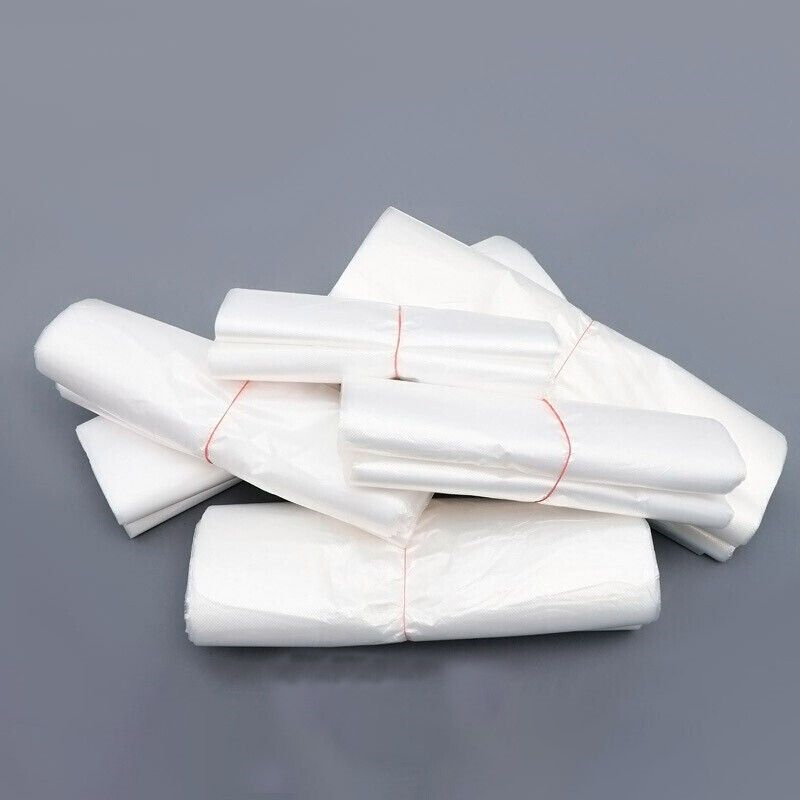 集美 塑料袋 塑料 50个/包 50*30cm 白色(包)