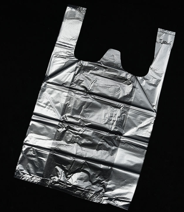 益田白色大号手提袋药品袋单层3.2丝1万个（组）