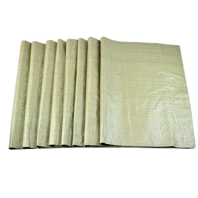 伏兴 FX548 编织袋蛇皮袋 薄款 编织 细丝 切口整齐 灰绿色 90*120cm 10个/捆（单位：捆）