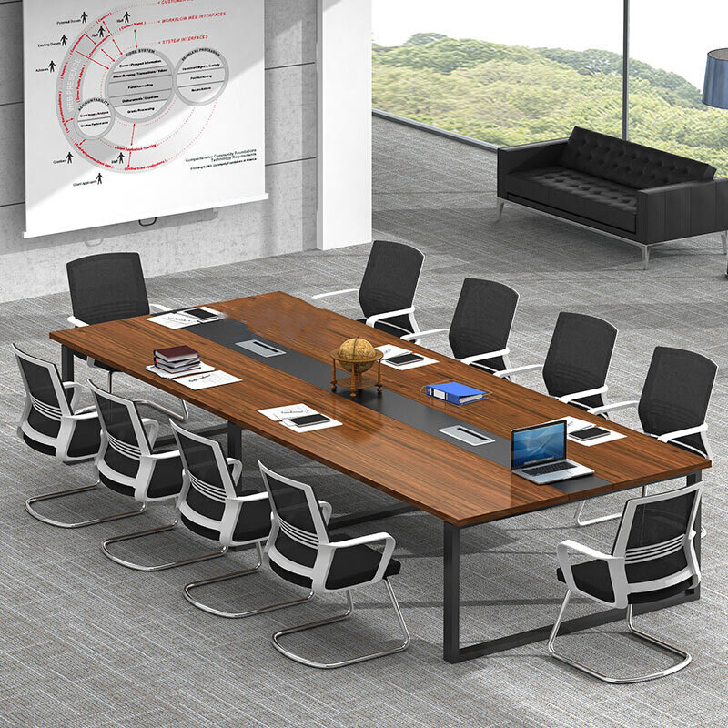 科美－KM073会议桌5000*1000*750mm（含20把椅子）（套）