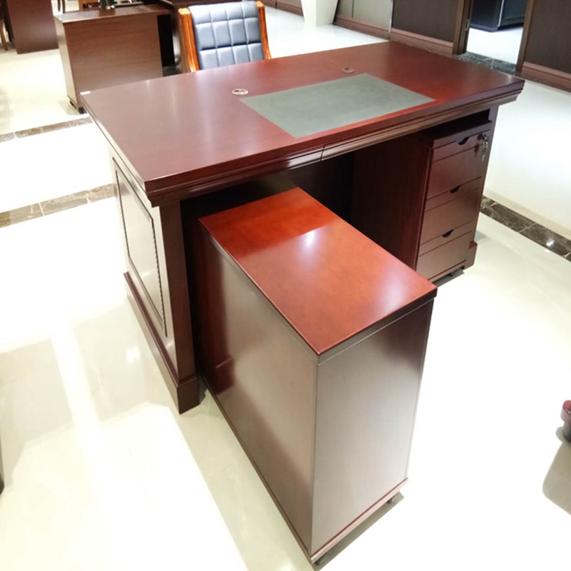博采BT005（1600*800*760mm）2.0米L型实木办公桌（张）