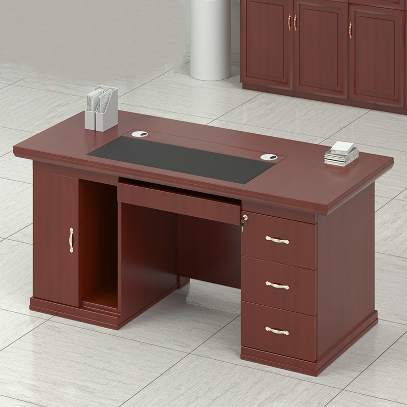 九彩江JCJ-H9022职员桌办公桌经理桌1.6米（单位：个）红色