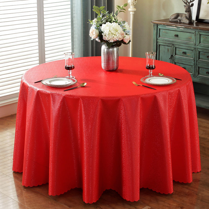 弗尔斯特红色台布|直径两米桌面定制(单位：块）