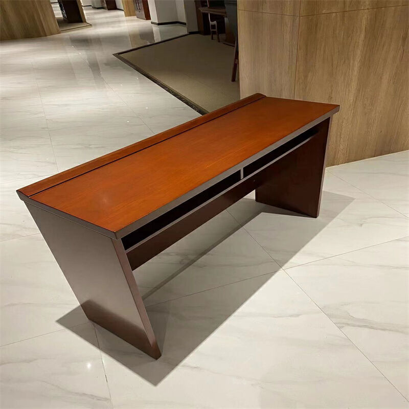 国产会议室长条桌1800*450*750 密度板 木皮饰面（张）