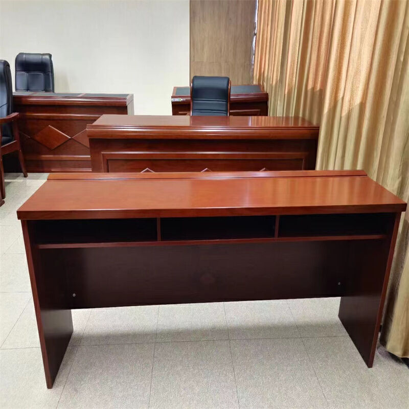 国产会议室长条桌1200*450*750 密度板 木皮饰面（张）