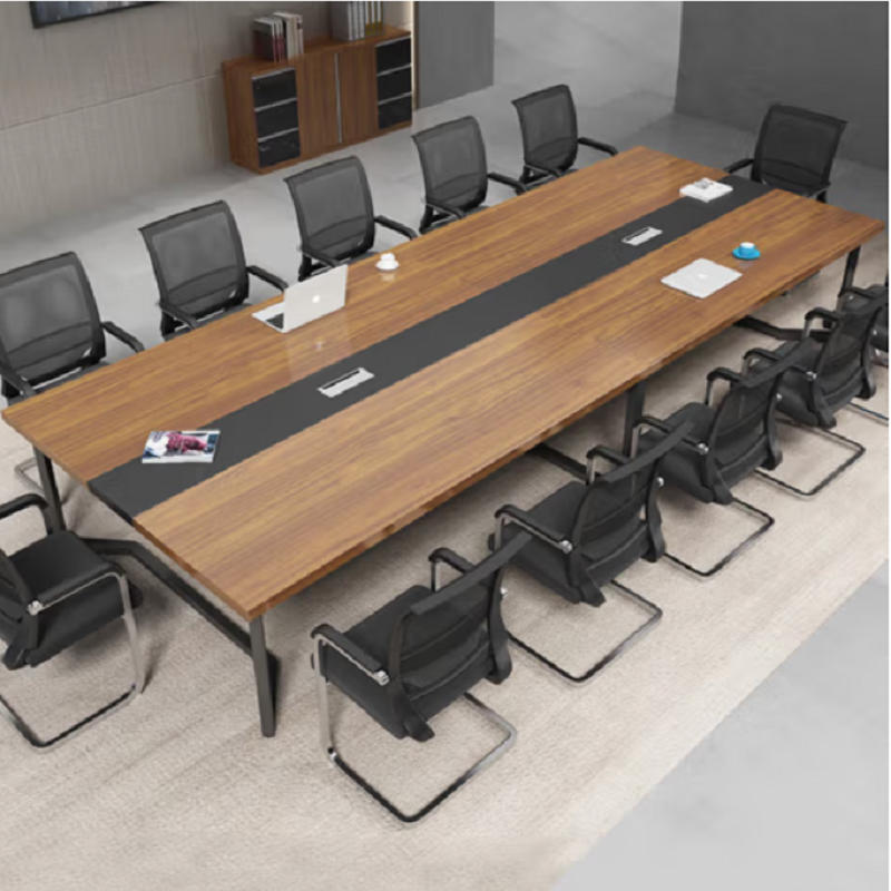 鸿业HY-1124长3500*宽1400*高750mm板式简易长方形会议室接待大型会议桌（单位：张）