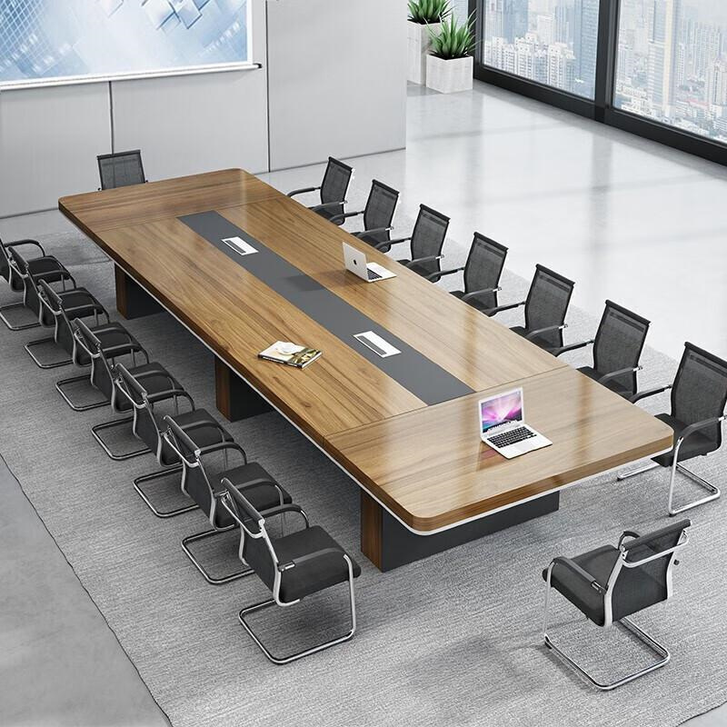 奥洛提大型会议桌长桌胡桃色 3.5*1.5米会议桌（张）
