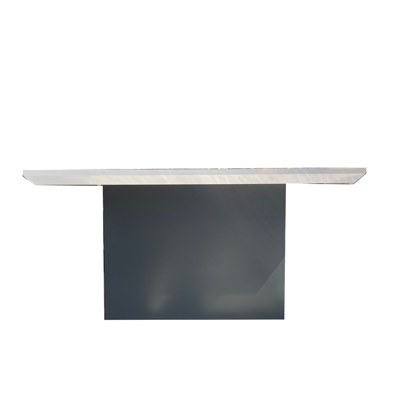 鸿业盛大 K2306-044白色亮光+深灰色烤漆高密度纤维板会议桌2000*900*760mm（张）