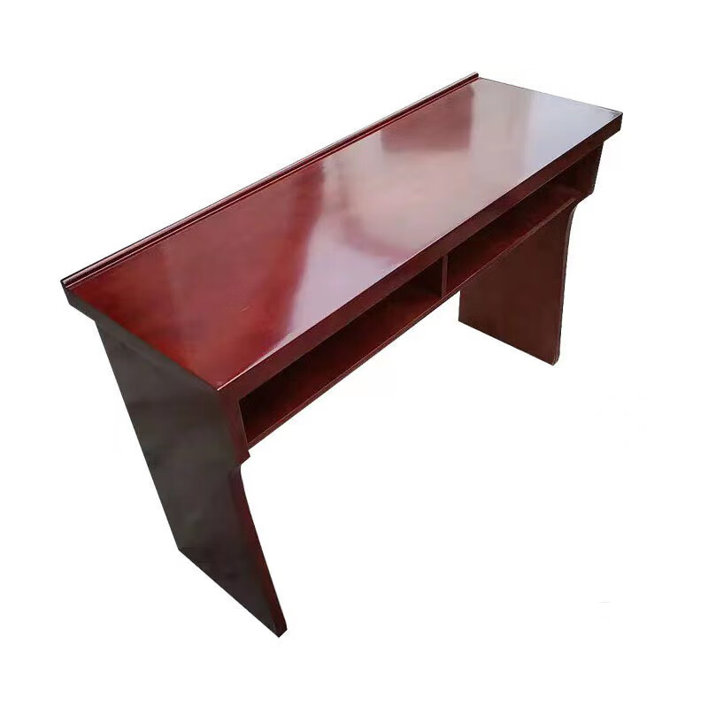 众和佰吉会议桌条桌木皮条桌1400*40*750mm（红胡桃色）（单位：张）