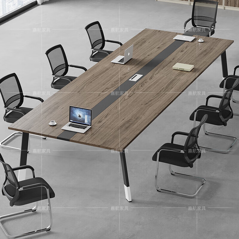 华燕天成会议桌长桌办公会议桌椅大型治谈桌3米*1.3米会议桌+10把椅(单位：张)