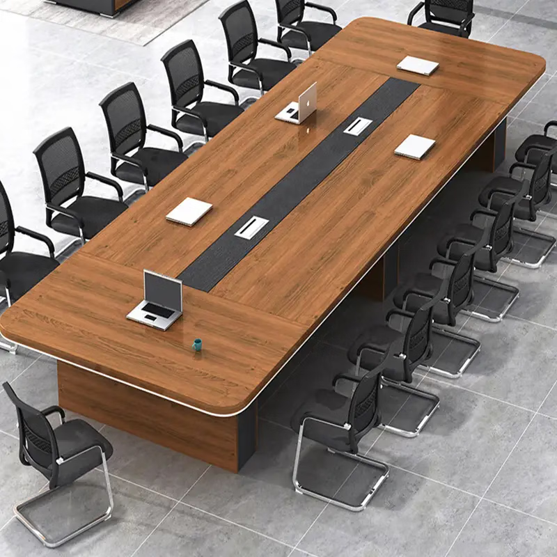 华燕天成会议桌长桌培训桌椅组合办公桌3.5*1.5米会议桌(单位：张)