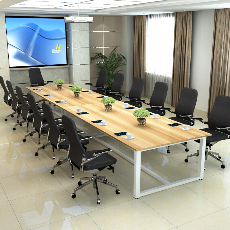 中伟 HYZ-2-30（长4800*宽1200*高750mm）会议桌洽谈桌员工桌长条桌培训桌（单位：张）