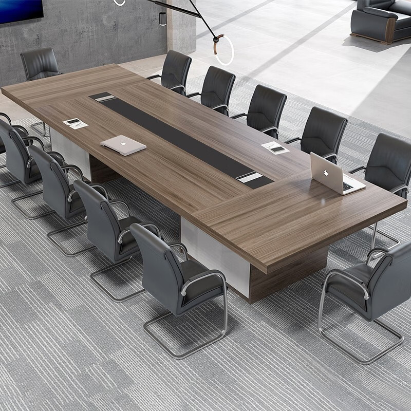 中伟 3332-1-1（长2400*宽1200*高750mm)会议桌长条桌办公桌椅现代简约培训桌洽谈桌2.4*1.2米(单位：张）