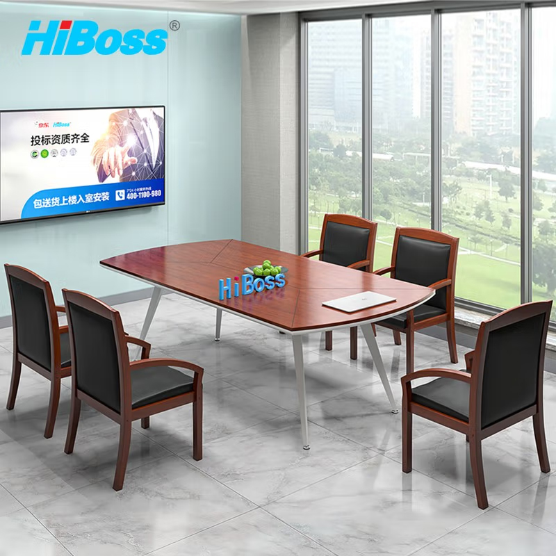 HiBoss EH436钢木会议桌W1800*D900*H750(张)