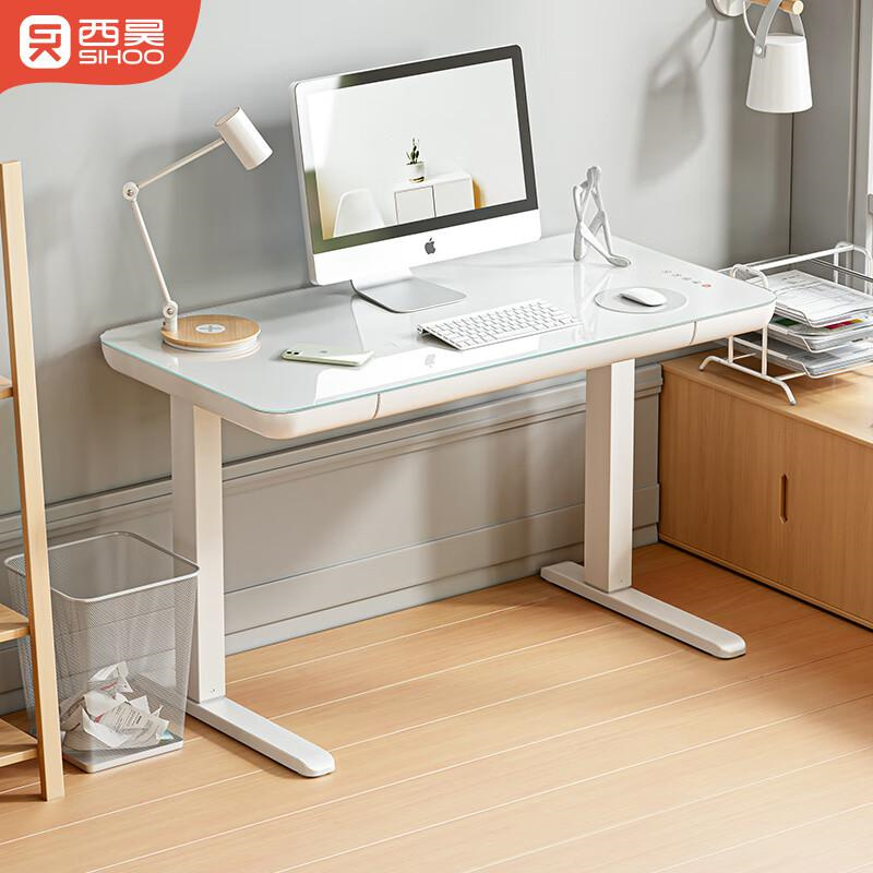 西昊（SIHOO）Xdesk 电动升降桌写字桌 E200 雅白 1.2m x 0.6m （张）