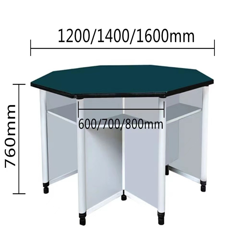马头 六角桌 1400*700*760mm 理化板材+铝架 定制（张）