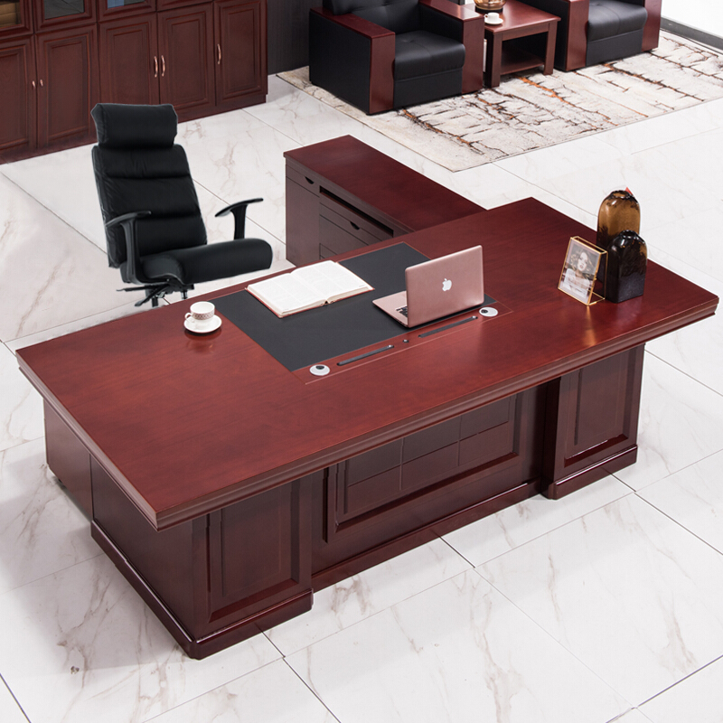 乐肯  老板桌办公桌总裁总经理大班台班桌2.4米(单位：台)