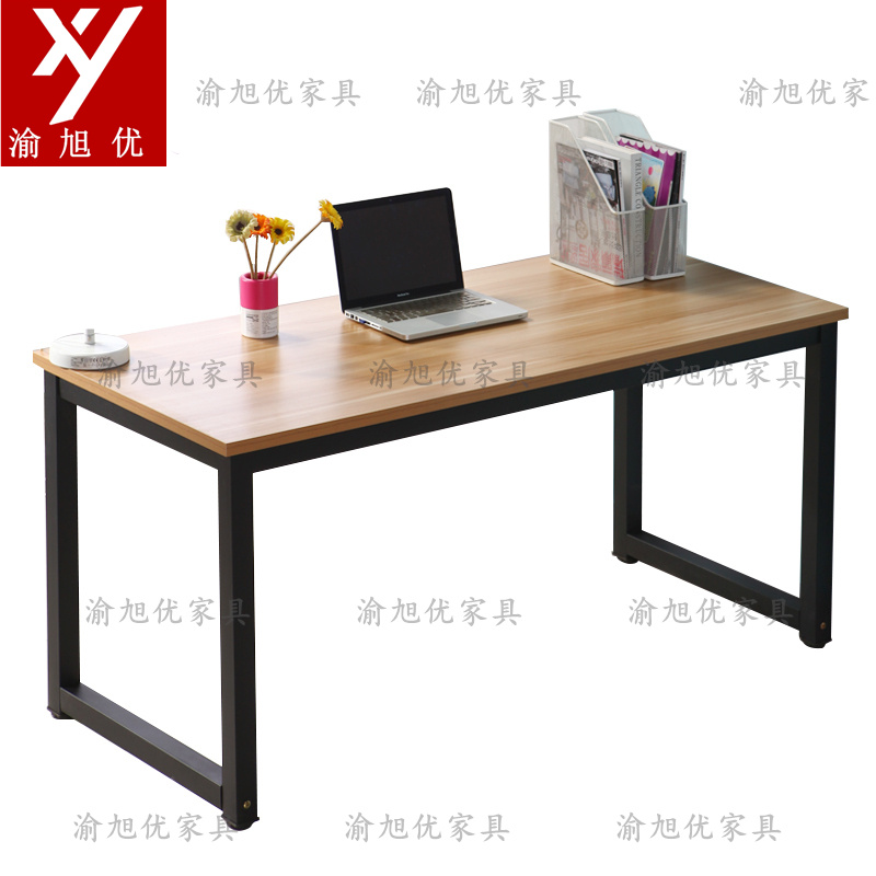 渝旭优YXY－00044钢架桌电脑桌学习桌1200*600*750mm白色（单位：个）