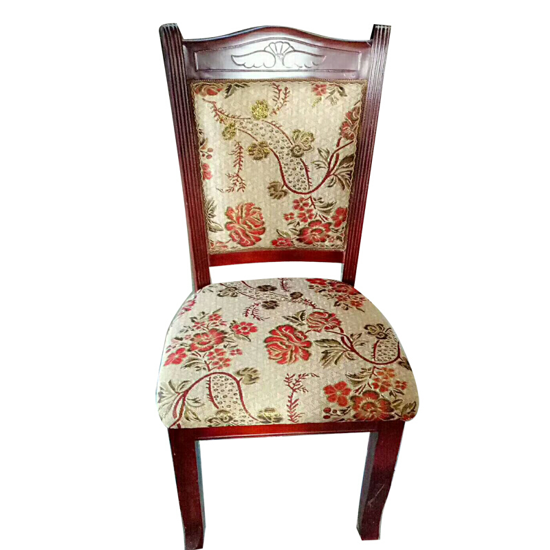博采定制古典餐椅酒店椅子实木软包椅高靠背椅（：把）