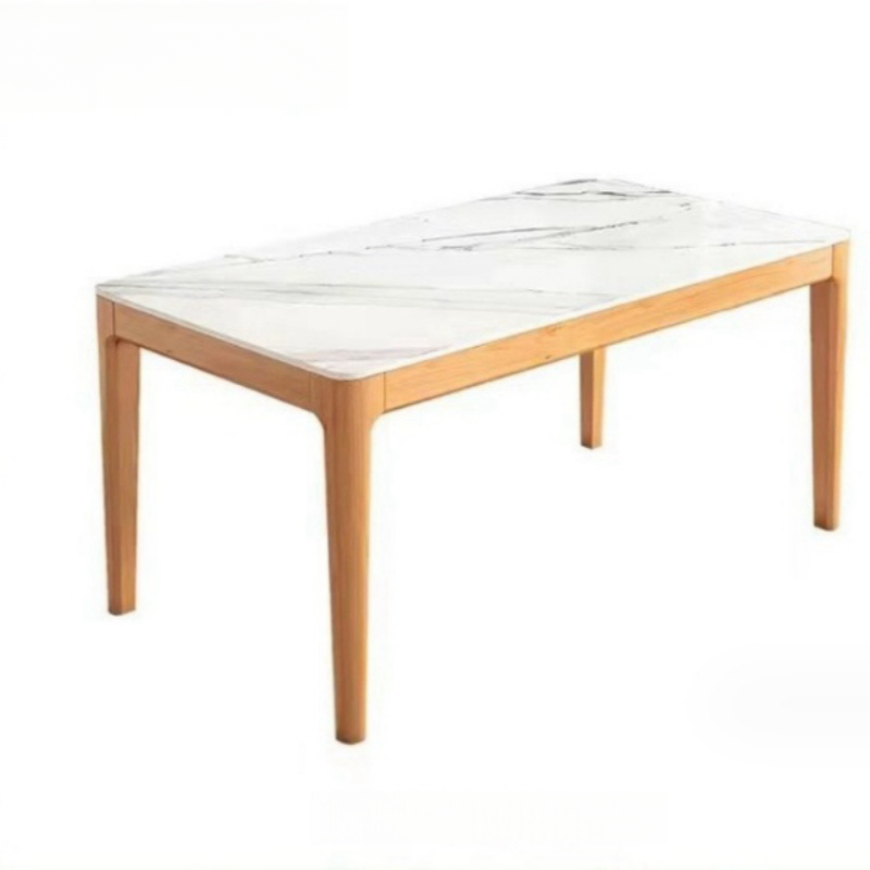 白寅BY-YMSDZ-001原木色岩板餐桌 单桌(单位:张)
