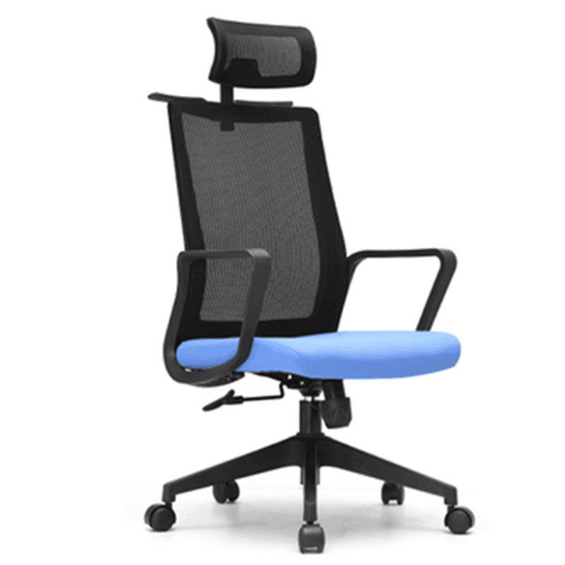 圣斯顿SD－CH6801A高背黑色网椅主管椅带头枕650*680*1185－1265mm（把）