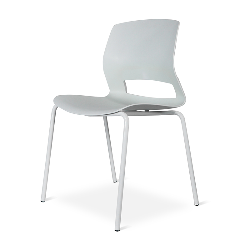 迪欧DS161椅子塑料培训椅46*44.5*83.5cm白色（单位：把）