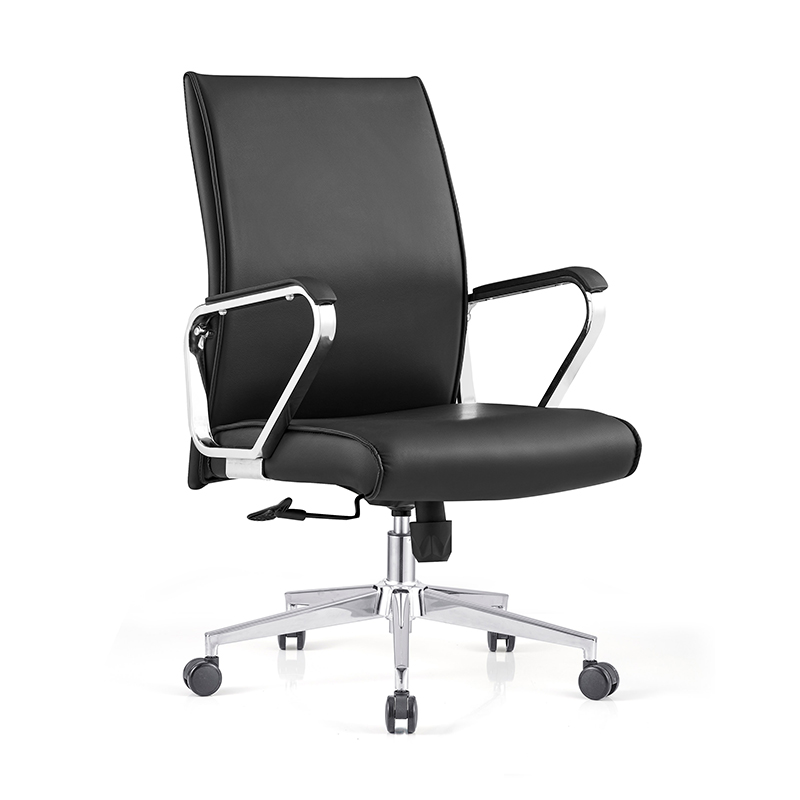 兰冉LR-ST-308黑色西皮电脑椅 W56*D66*H103cm（把）