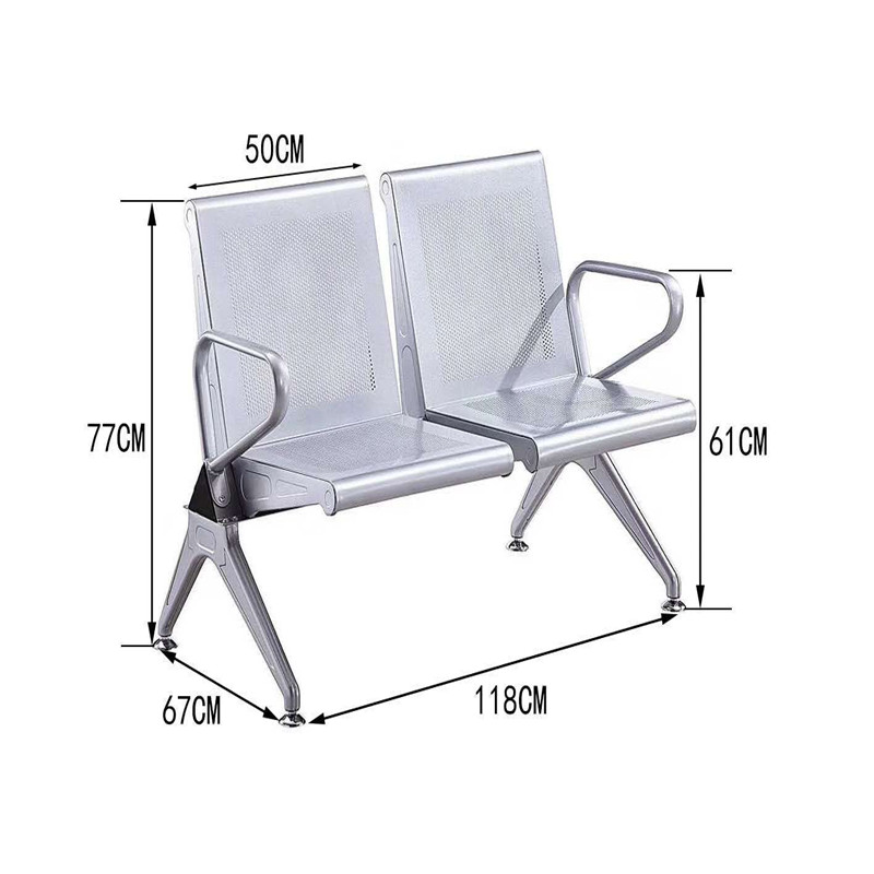 圣斯顿LKC－PY7277等候椅排椅 银色（张）
